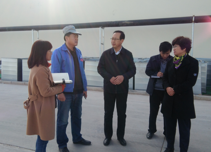 吴忠市利通区区长李玉山一行莅临德州恒丰集团宁夏地区部分企业调研
